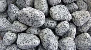 gray granite pebbles
