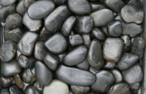 polished gray pebble
